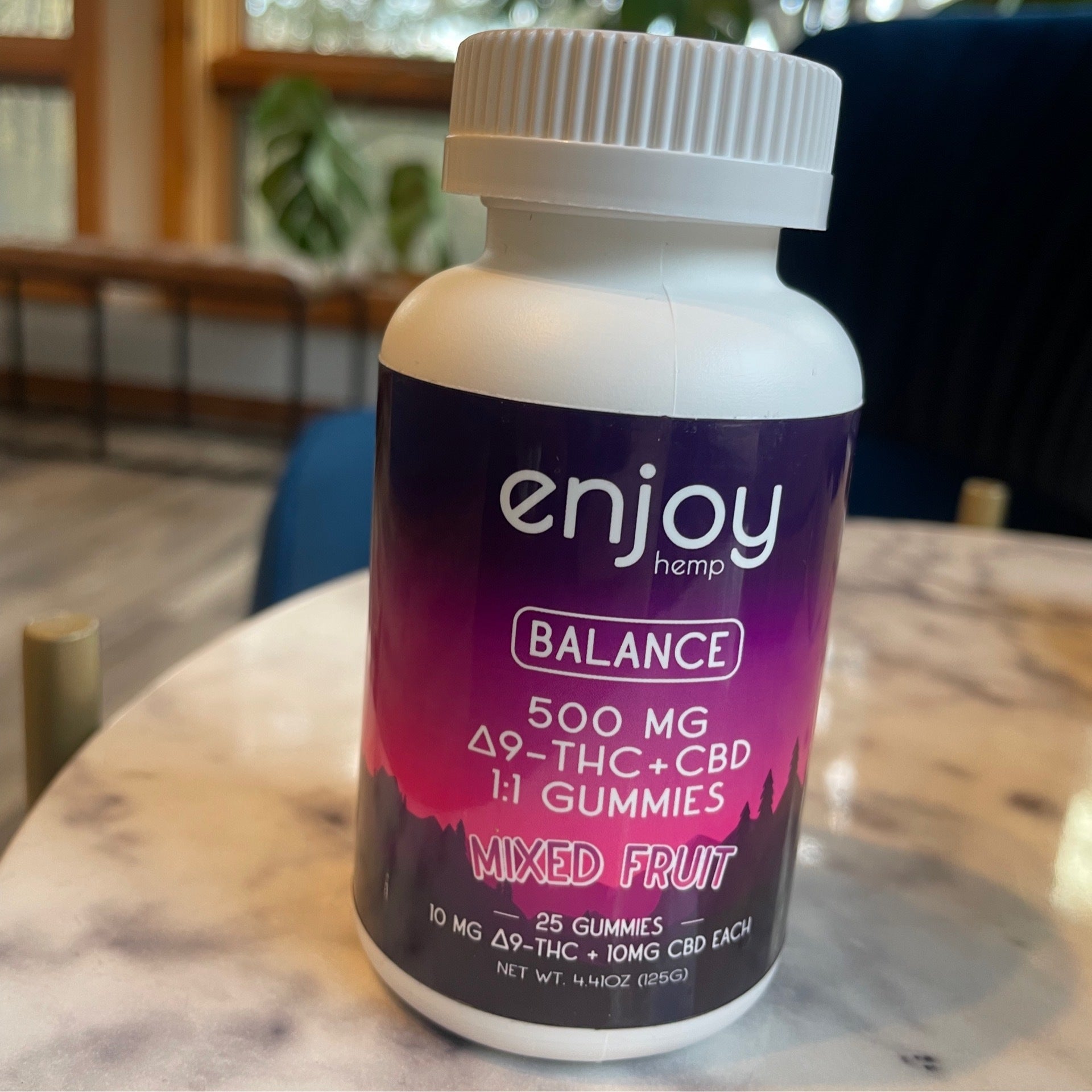 Enjoy Hemp Gummies Balance D9 + CBD | Blue Flowers