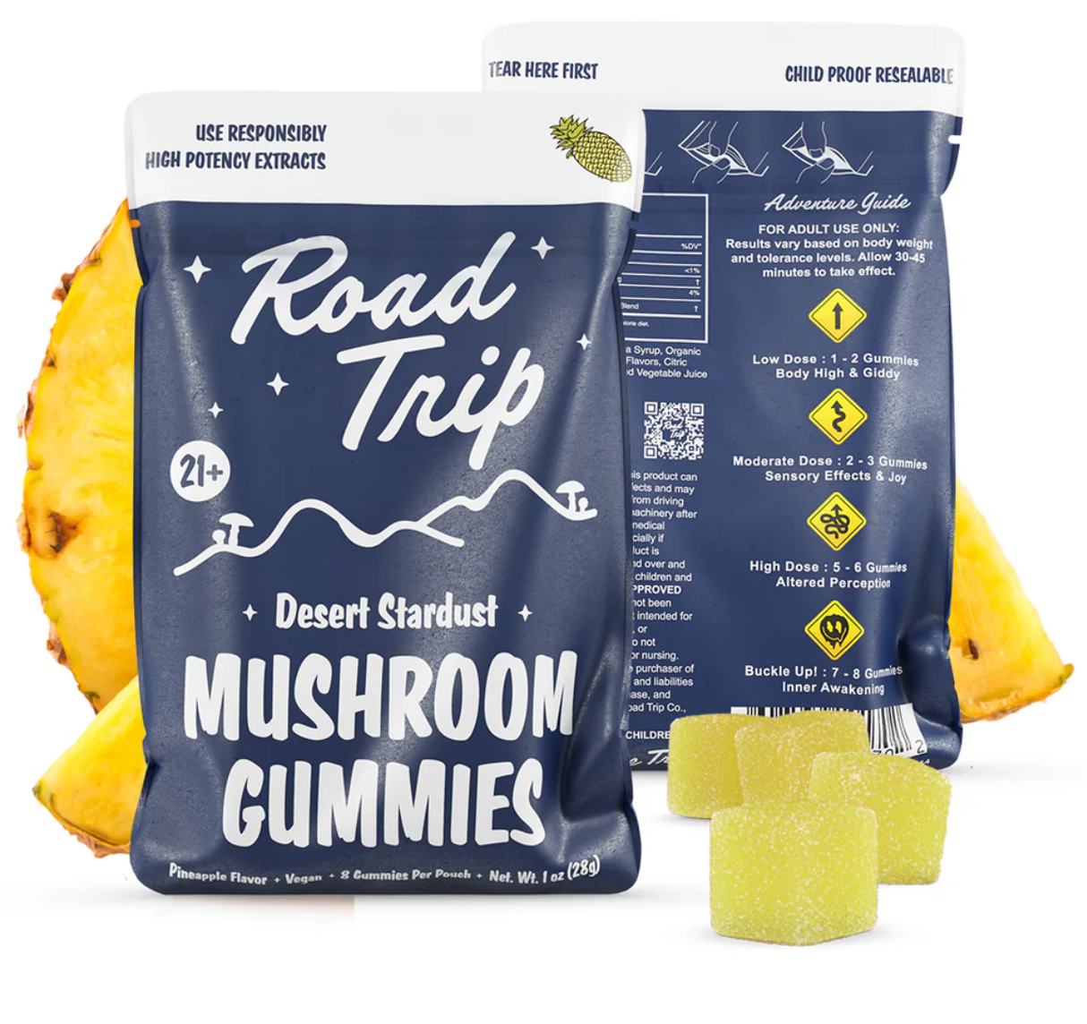 Urb Road Trip Desert Stardust Gummies (8ct.) Blue Flowers
